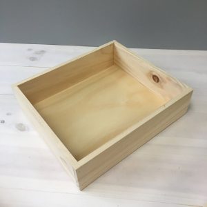 Handmade Wood Hamper Box